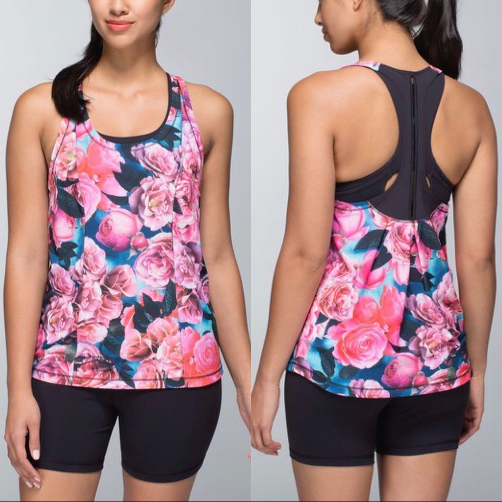 Lululemon Lightened Up Singlet Sz 8